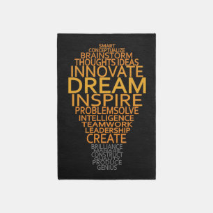 Inspirational Light Bulb Rug