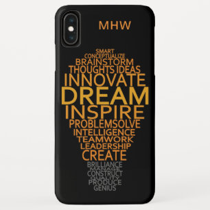 Inspirational Lightbulb custom monogram cases