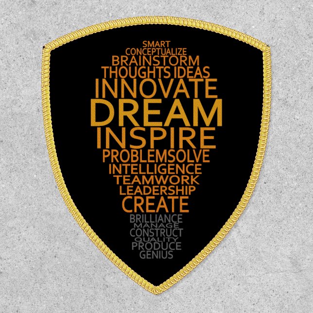 Inspirational Lightbulb Patch (Front)