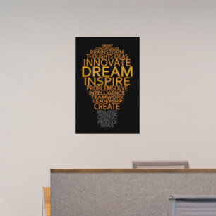 Inspirational Lightbulb Wall Decal