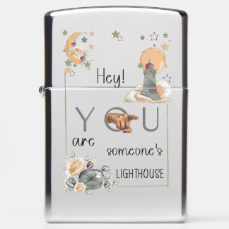 Inspirational Lighthouse Gift Positive Reminder Zippo Lighter