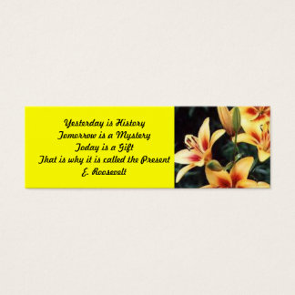 Inspirational Lily Bookmark