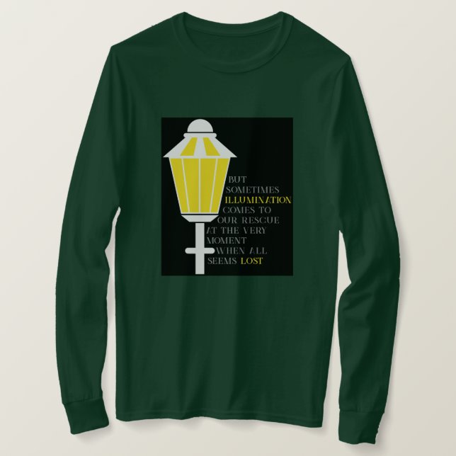 Inspirational Long Sleeve Shirt - Marcel Proust (Design Front)