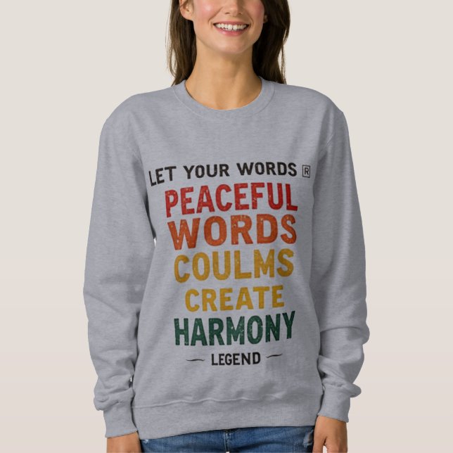Inspirational Long-Sleeve Sweatshirt  (Front)