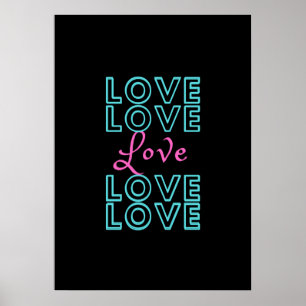 Inspirational Love Design Poster