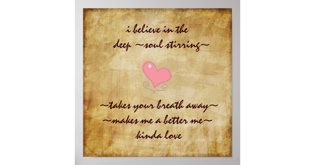 Inspirational love Quote Poster Zazzle