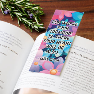 Inspirational Luke Bible Verse Bookmarks