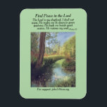 Inspirational Magnet<br><div class="desc">Inspirational message for peace</div>