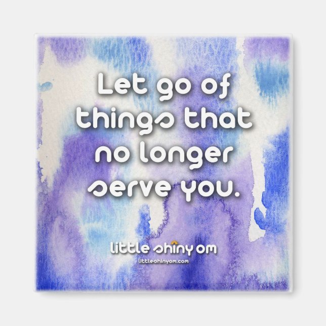 Inspirational Magnet Let Go (Front)