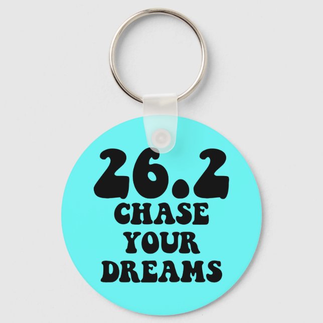 Inspirational marathon keychain (Front)