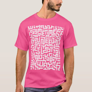 Inspirational Maze Motivational Labyrinth Optical T-Shirt