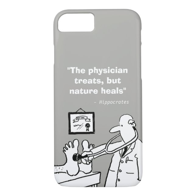 Inspirational Medical Quote and Funny Image Case-Mate iPhone Case (Back)