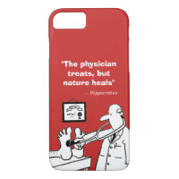 Inspirational Medical Quote and Funny Image iPhone 8/7 Case