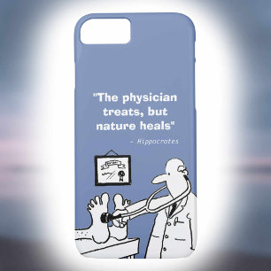 Inspirational Medical Quote and Funny Image iPhone 8/7 Case
