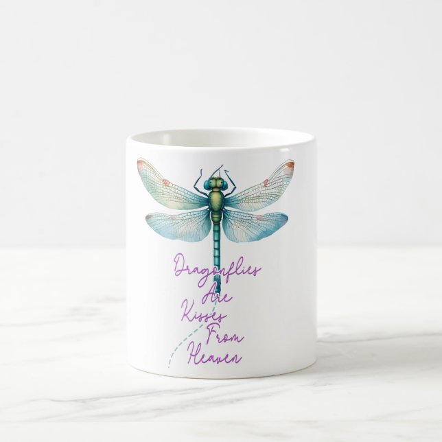 Inspirational/Memorial Dragonfly Sublimation Coffee Mug (Center)