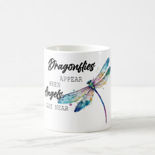 Inspirational/Memorial Dragonfly Sublimation Coffee Mug