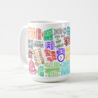 Inspirational Mental Health Quotes Mug – Positive 