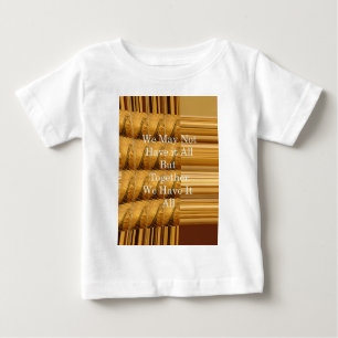 Inspirational Message with African Wildlife Design Baby T-Shirt