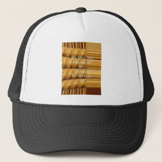 Inspirational Message with African Wildlife Design Trucker Hat