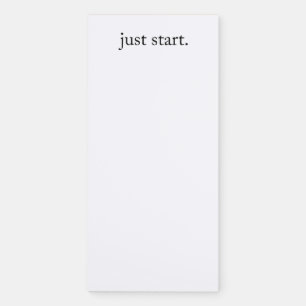 Inspirational Minimalist Magnetic Notepad