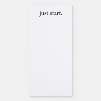 Inspirational Minimalist Magnetic Notepad