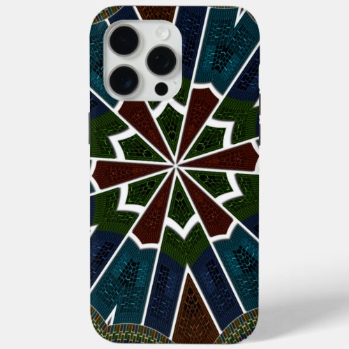 Inspirational Modern Sari Pattern Art Design iPhone 15 Pro Max Case