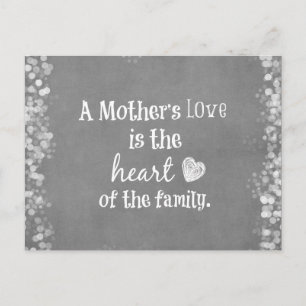 Inspirational Mom Quote Postcard