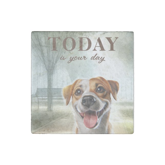 Inspirational Motivation Stone Magnet (Front)