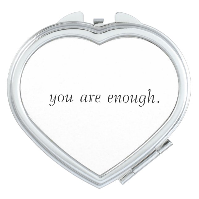 Inspirational Motivational Affirmation Compact Mirror (Front)