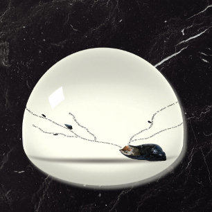 Inspirational motivational artwork for home office paperweight