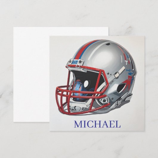 Inspirational Motivational Football Helmet Name (Front/Back)