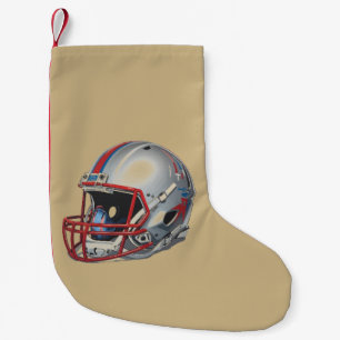 Inspirational Motivational Football Helmet Small Christmas Stocking