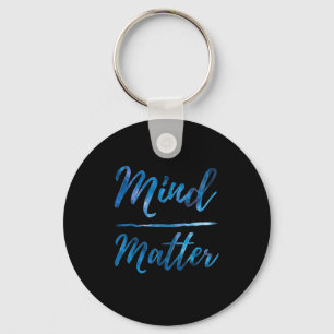 Inspirational Motivational Gym Quote Mind Over Keychain