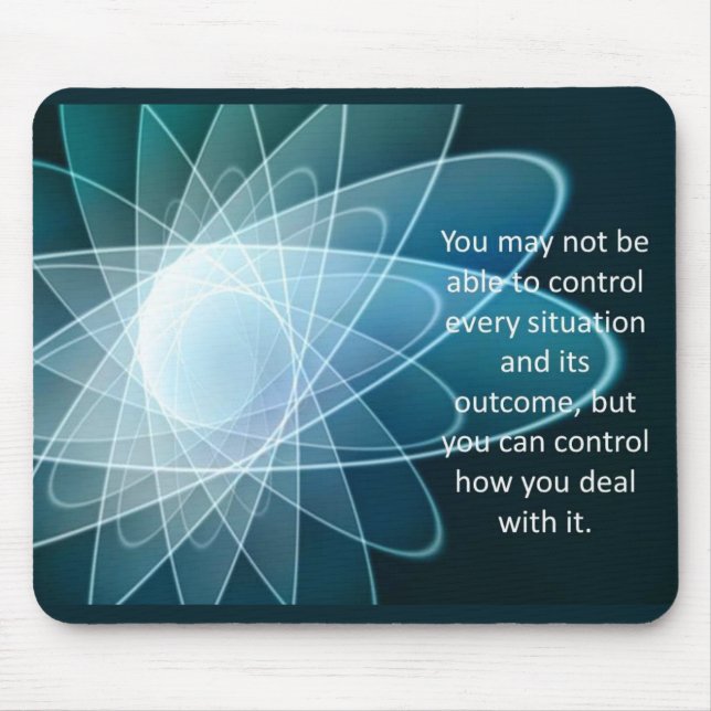 Inspirational & Motivational Quote Affirmation Mouse Pad (Front)