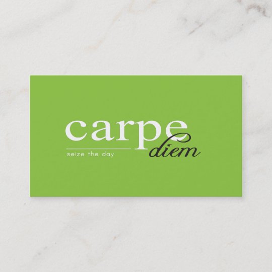 Inspirational Motivational Quote Business Card