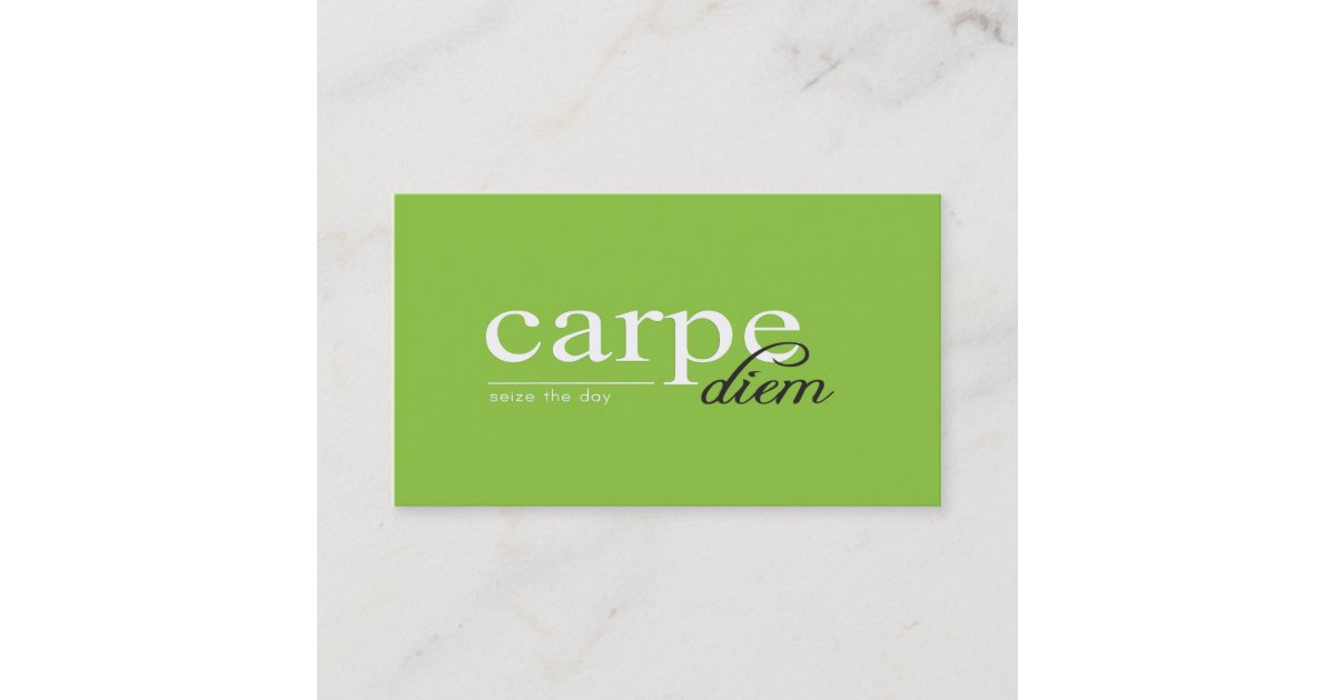 Inspirational Motivational Quote Business Card | Zazzle.com