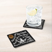 Inspirational Motivational Quote party coaster (Insitu)