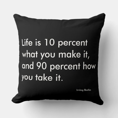 Inspirational Motivational Quote Pillow