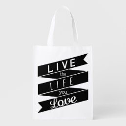 Inspirational motivational quote Reusable Bag