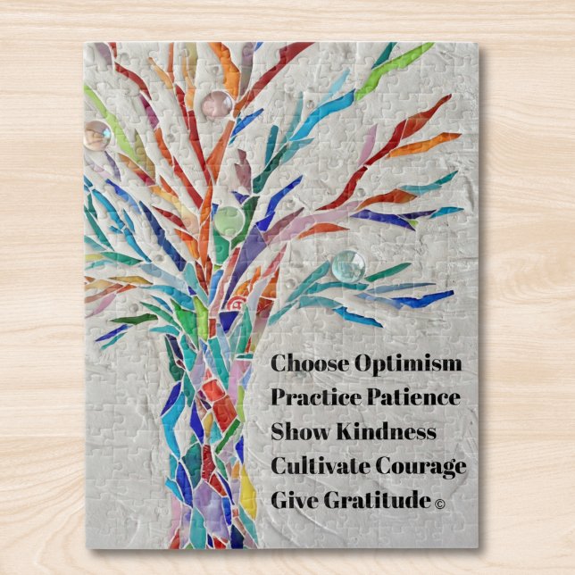 Inspirational Motivational Quote Tree Jigsaw Puzzle (Creator Uploaded)