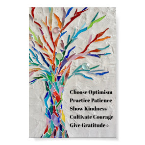 Inspirational Motivational Quote Tree Poster