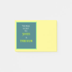 Inspirational Motivational Quote Typography Post-it Notes