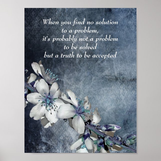 Inspirational & Motivational Quote Wall Art Poster (Front)