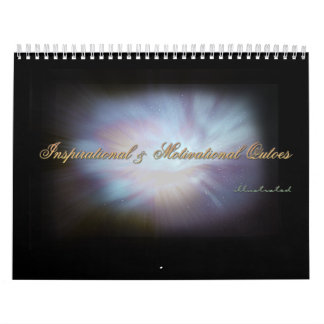 Inspirational & Motivational Quotes Illustrated  Calendar