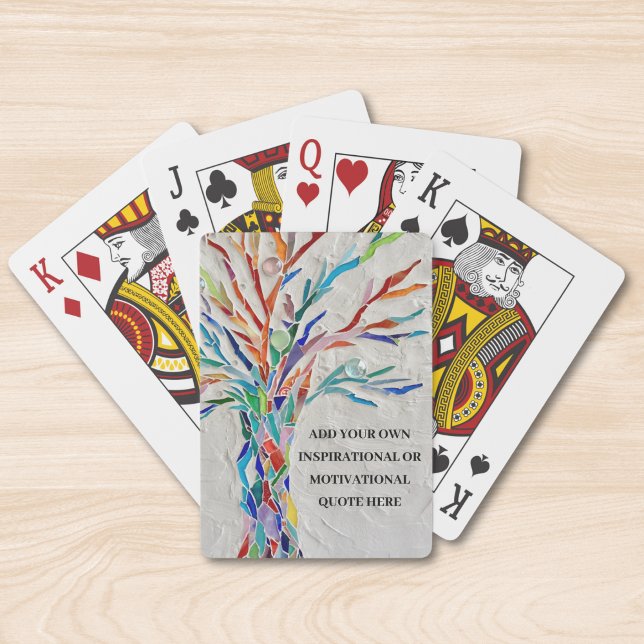 Inspirational Motivational Tree Poker Cards (Creator Uploaded)