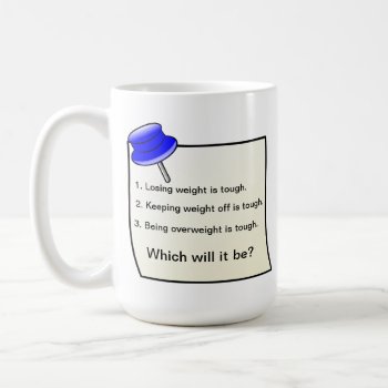 Inspirational Motivational Weight Loss Mug by LittleThingsDesigns at Zazzle