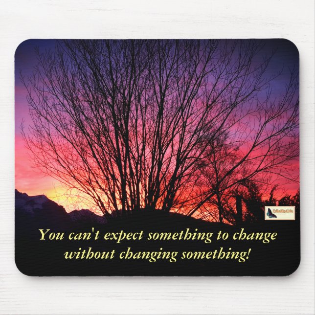 Inspirational Mouse Pad - Keep Moving (Front)