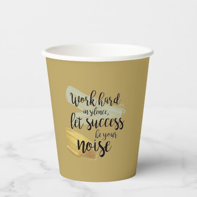 Inspirational mug paper cups (Front)