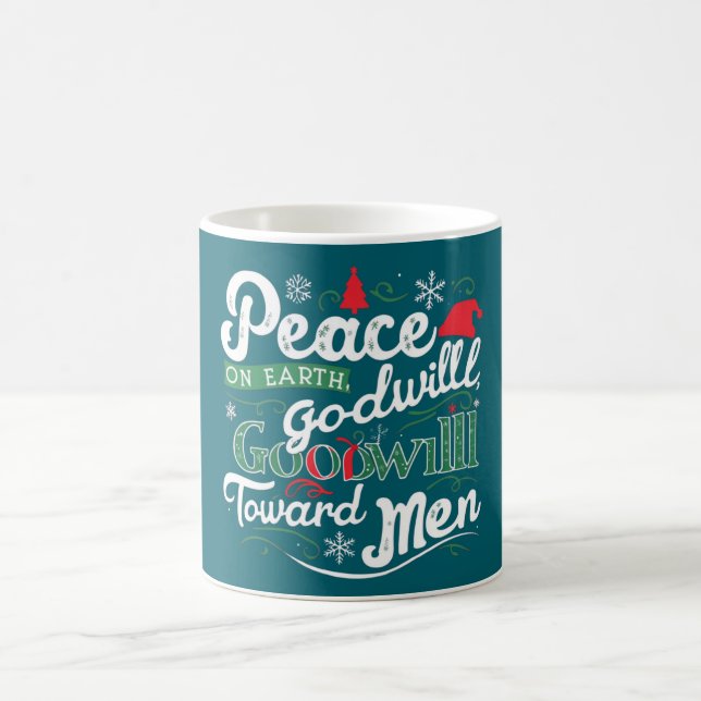 Inspirational Mugs for a Joyful Christmas   (Center)
