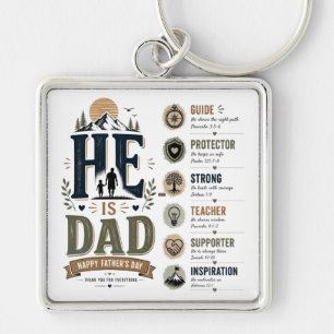 Inspirational My Safe Place Keychain